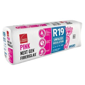 Owens Corning R-19 Un-Faced Fiberglass Insulation Batts - All Sizes